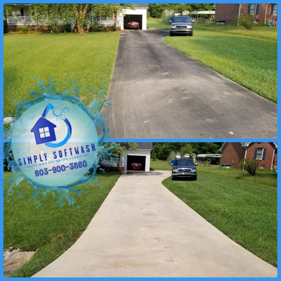 Driveway Cleaning And Low Pressure House Washing in Sun City SC