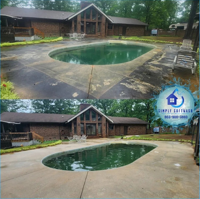 Pool Deck Cleaning Service in Lancaster SC