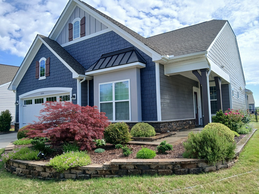 Low Pressure Washing Of Hardie Board Home in Lancaster SC